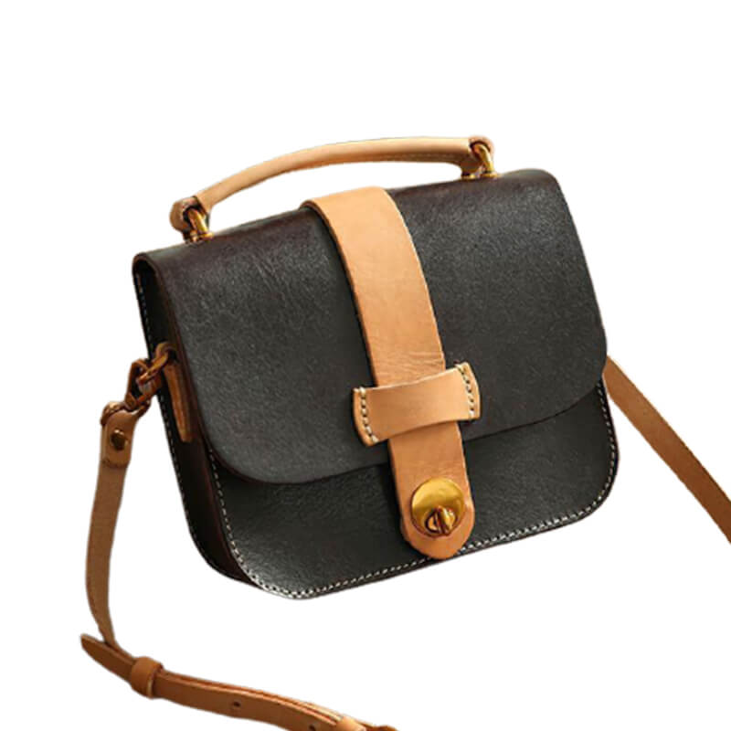Colette Leather Retro Crossbody Shoulder Bag-popmoca-Crossbody Bags 