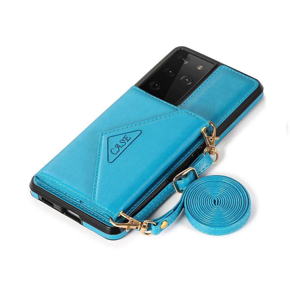 Multi-functional Crossbody Phone Case Wallet Cell Phone Wallet Purse for Samsung