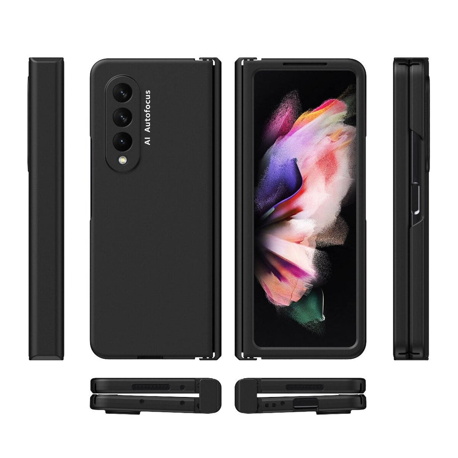 Samsung Galaxy Z Fold 3 Matte Shockproof Phone Case with S Pen Slot-popmoca-Mobile Phone Cases 