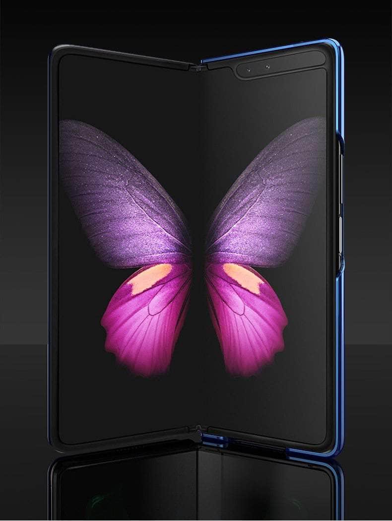 Galaxy Z Fold 3 Mirror Clear View Case-popmoca- 