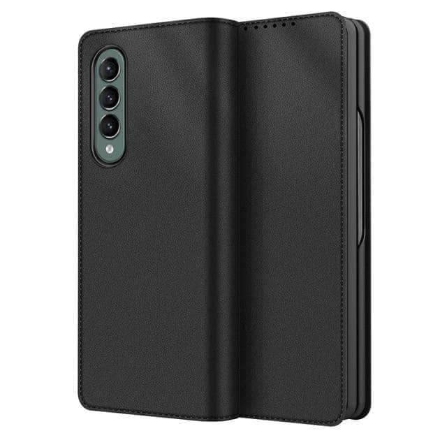 Detachable Folding Leather Galaxy Z Fold 3 5G Case Wallet with Card Holder-popmoca-Mobile Phone Cases 