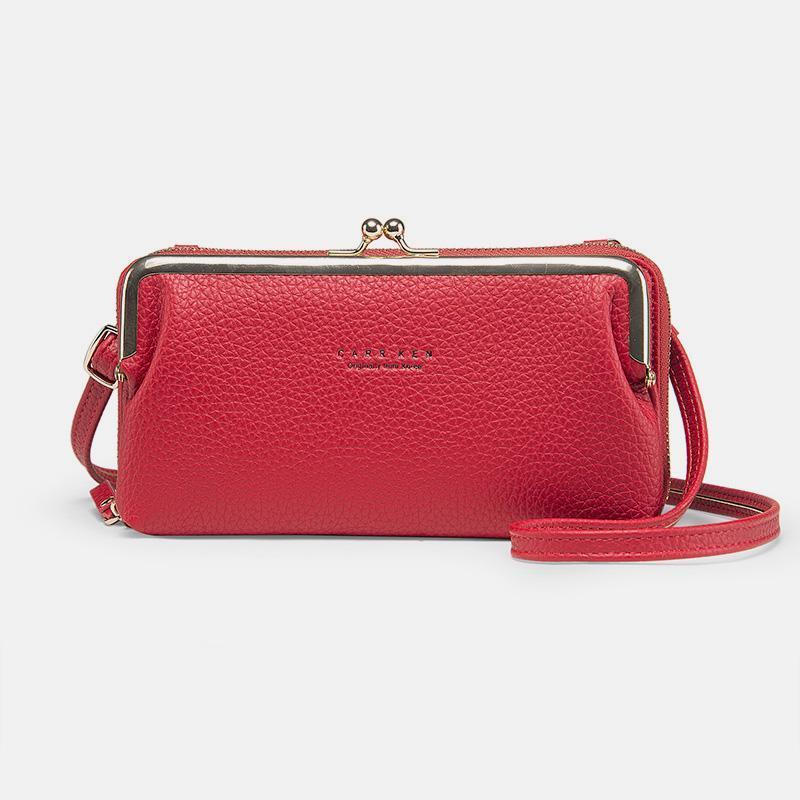 Yohora Women's Crossbody Bag Kiss Lock Shoulder Purse Canvas Lightweight  Retro Wallet: Handbags: Amazon.com