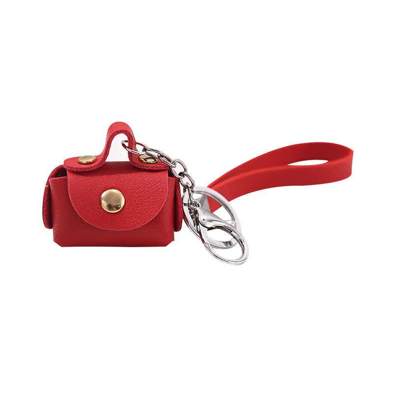 Cottontail Mini Keychain - Purple | Ethically Made Bag Accessories | GUNAS  – Gunas New York
