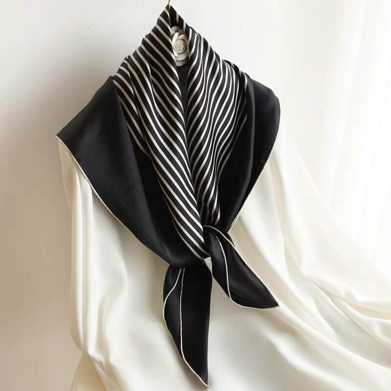 Silk Scarf- Chic-popmoca-silk scarf 