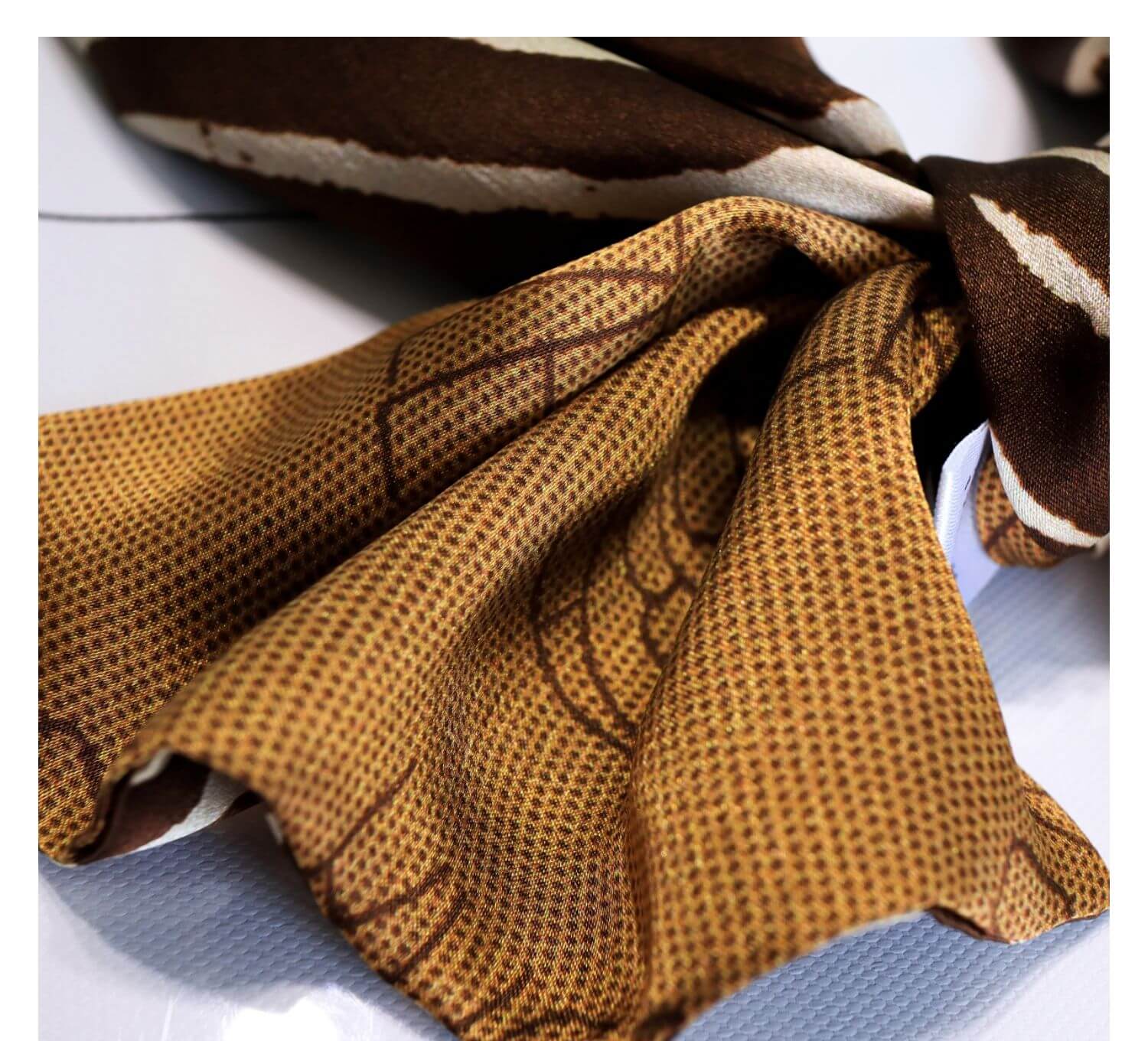 Silk Scarf- Leopard-popmoca-silk scarf 