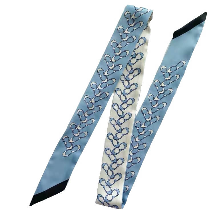 Silk Scarf- Lock-popmoca-silk scarf 