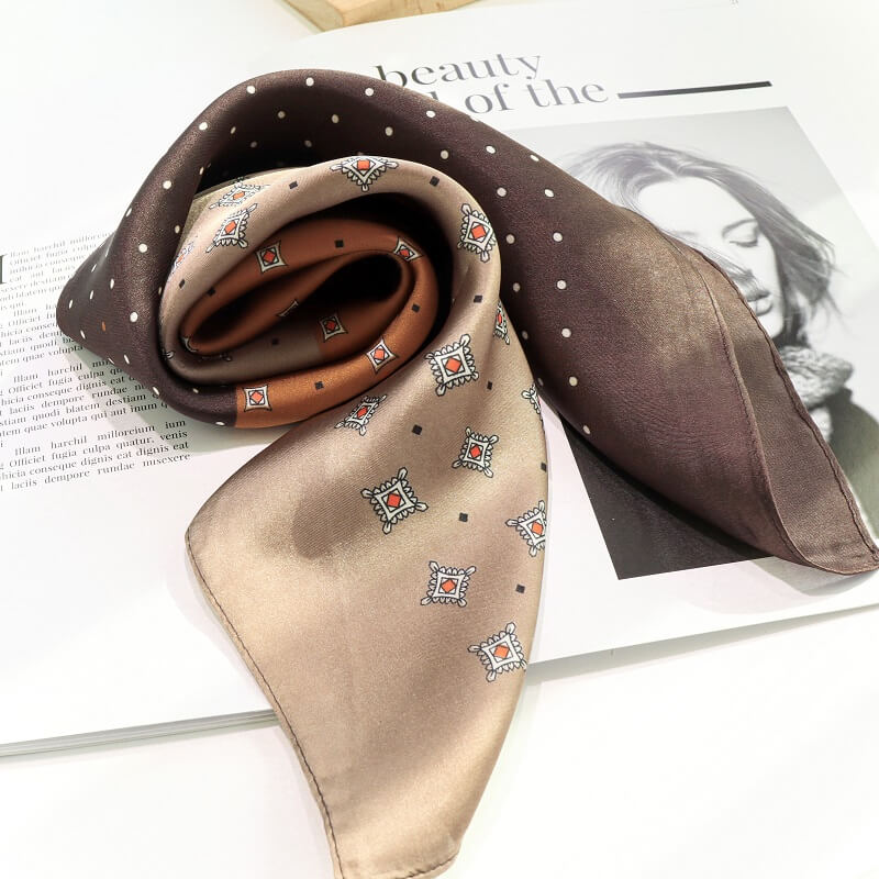 Silk Scarf- Mocca-popmoca-silk scarf 