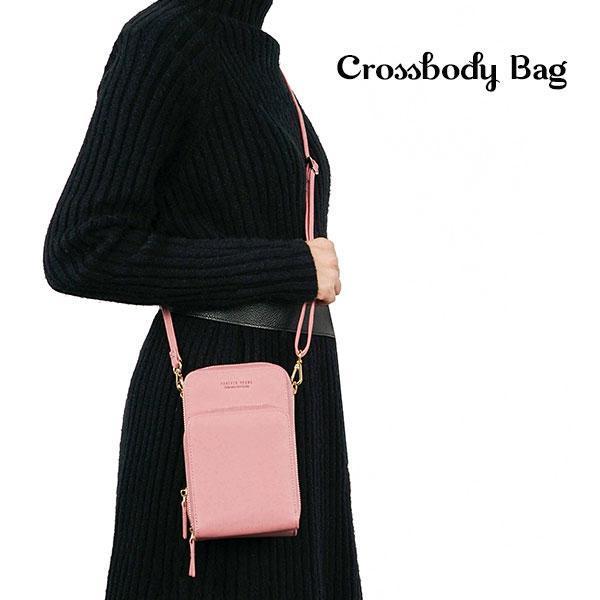 Women Multi-Pocket Crossbody Phone Bag Cell Phone Wallet Purse-popmoca-Crossbody Phone Bags 