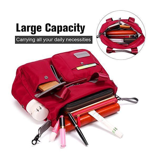 Women Waterproof Large Capacity Oxford Shoulder Bag Handbag Crossbody Bags-popmoca-Crossbody Bags 