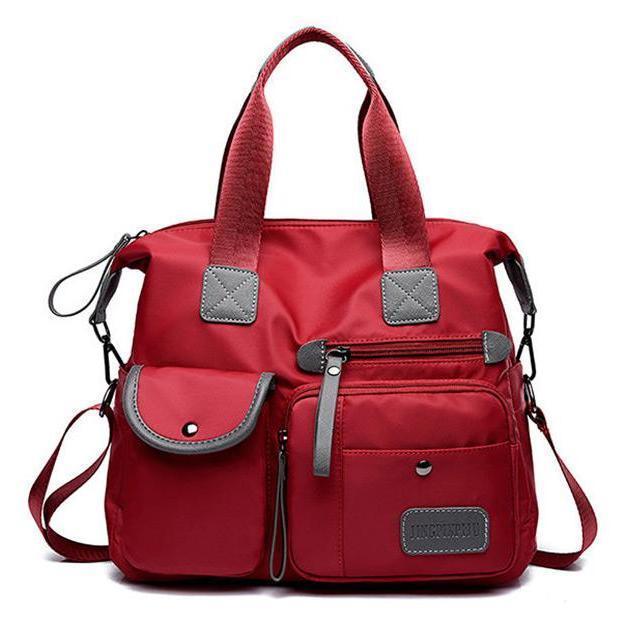 Women Waterproof Large Capacity Oxford Shoulder Bag Handbag Crossbody Bags - popmoca